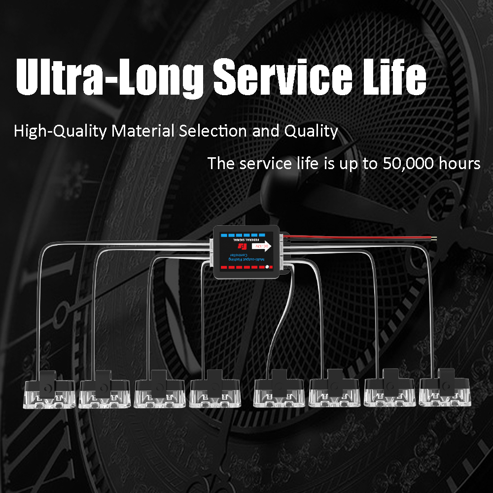8 In 1 LED Emergency Strobe Li - Home Security Police incelemesi ve fiyatı