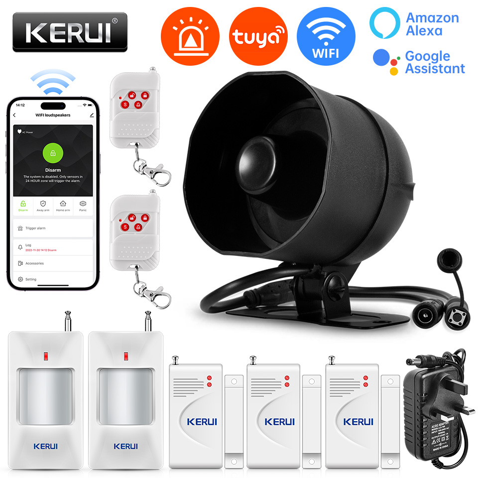 KERUI 120db Siren Alarm System - Home Security No Wifi incelemesi ve fiyatı