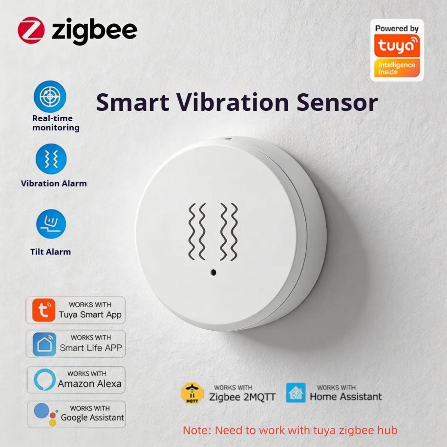 Tuya Zigbee Smart Vibration Se - Home Security With Alarm incelemesi ve fiyatı