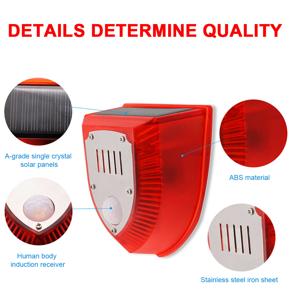 Outdoor Solar Alarm Waterproof - Barking Dog Alarm incelemesi ve fiyatı