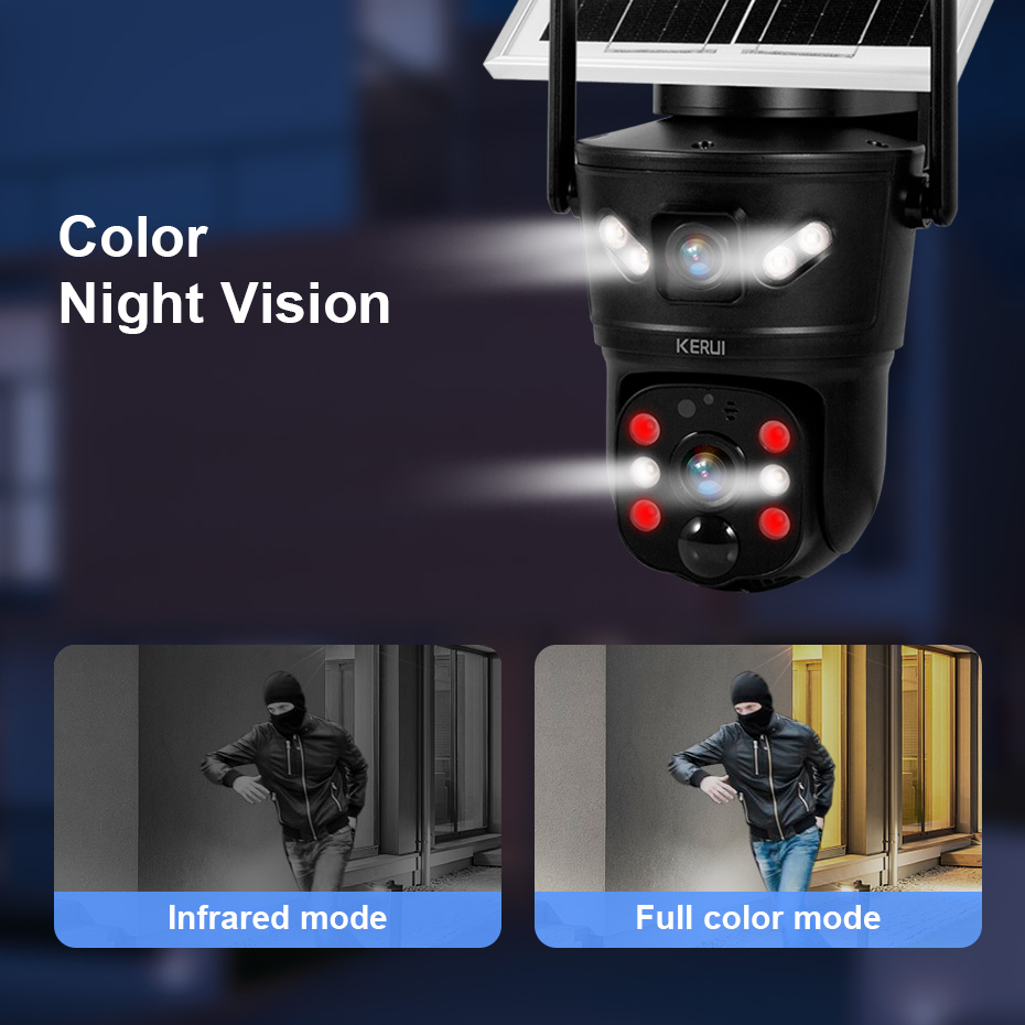 KERUI Outdoor 6MP Solar Camera - Home Security Outdoor Camera System incelemesi ve fiyatı