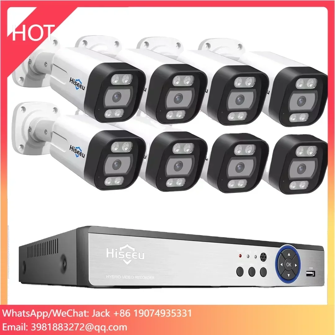 Hiseeu 4K 8channel 8mp Outdoor - Home Security And Camera Systems incelemesi ve fiyatı