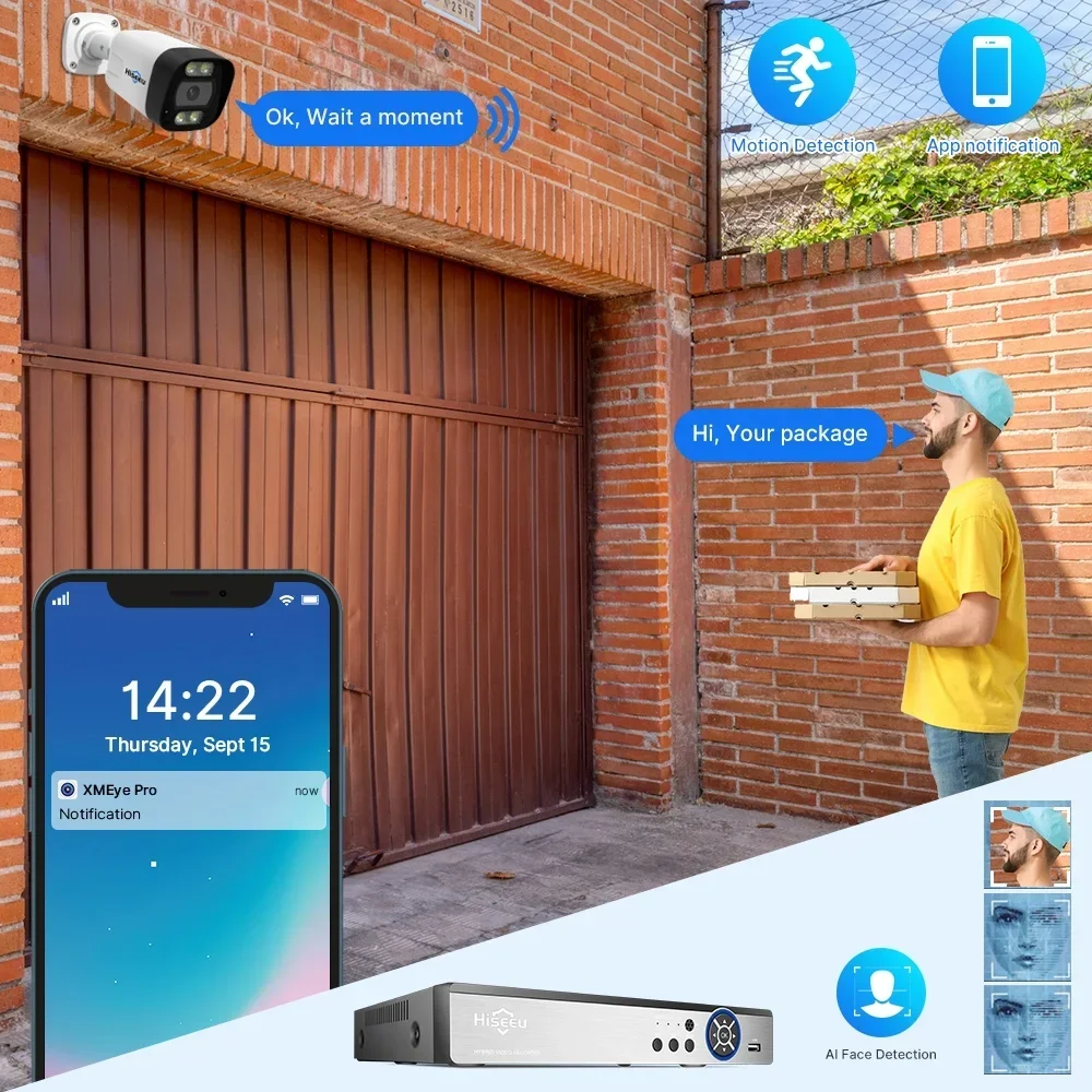 Hiseeu 4K 8channel 8mp Outdoor - Home Security And Camera Systems incelemesi ve fiyatı