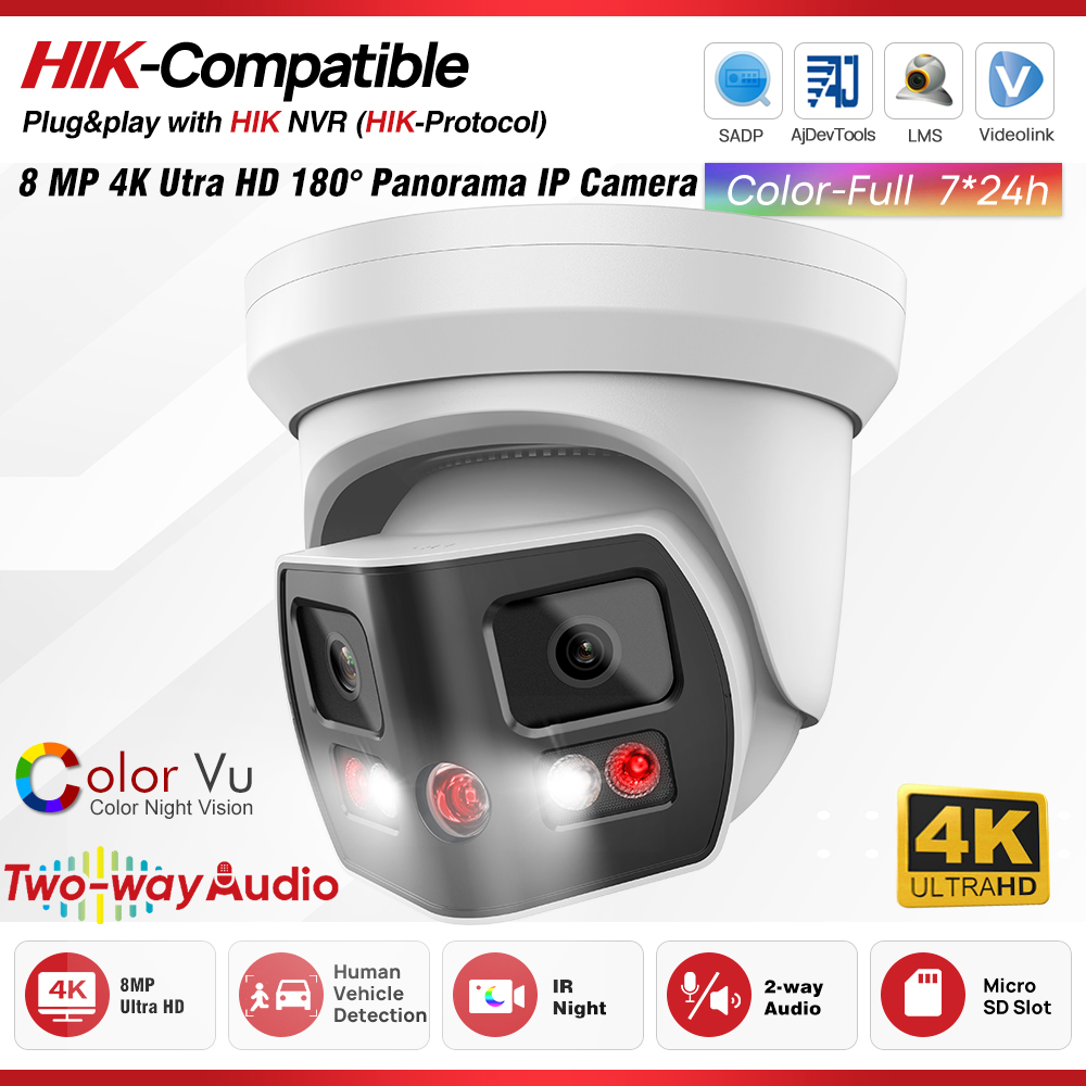 Hikvision Compatible 8MP 2 Len - Home Security Hikvision incelemesi ve fiyatı
