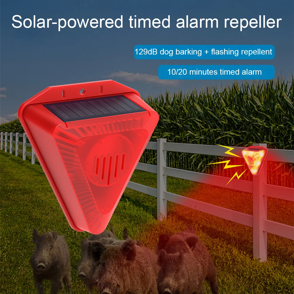 Solar Outdoor LED Flashing War - Barking Dog Alarm incelemesi ve fiyatı