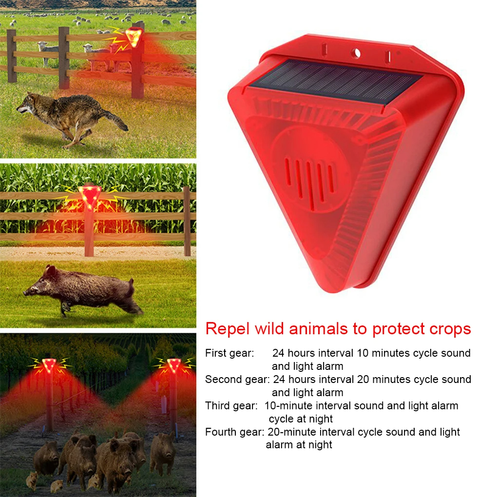 Solar Outdoor LED Flashing War - Barking Dog Alarm incelemesi ve fiyatı