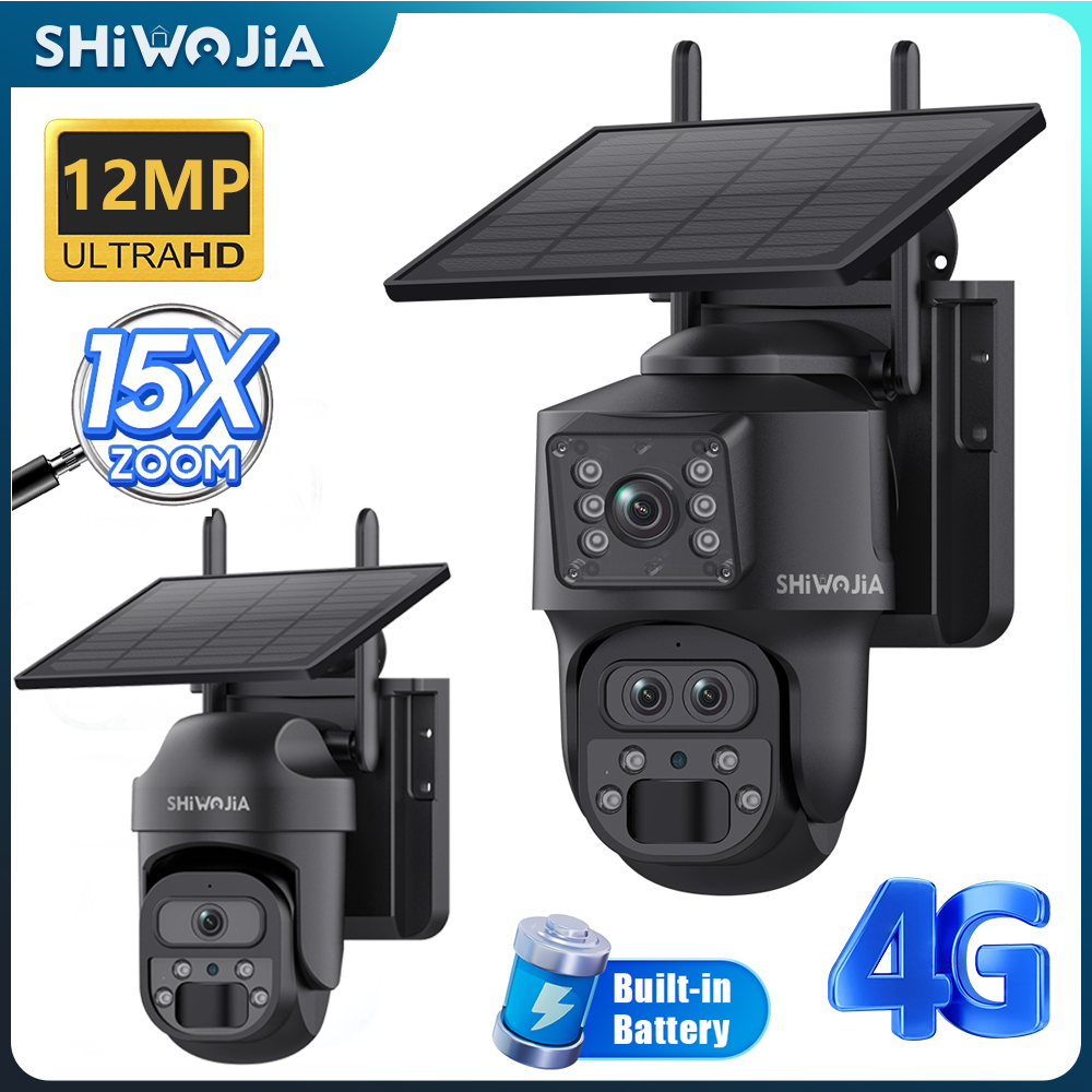 SHIWOJIA 15X ZOOM Solar Camera - Home Security Outdoor Camera System incelemesi ve fiyatı