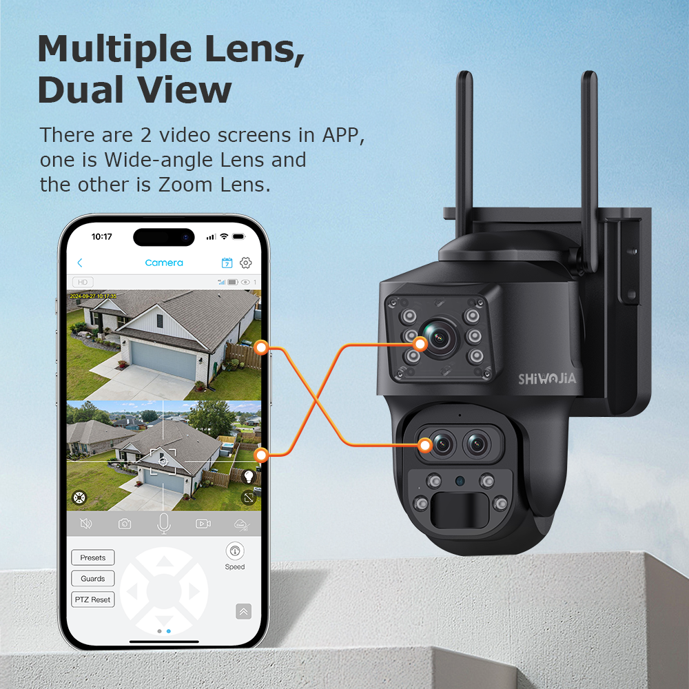 SHIWOJIA 15X ZOOM Solar Camera - Home Security Outdoor Camera System incelemesi ve fiyatı