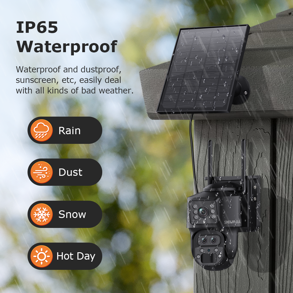 SHIWOJIA 15X ZOOM Solar Camera - Home Security Outdoor Camera System incelemesi ve fiyatı