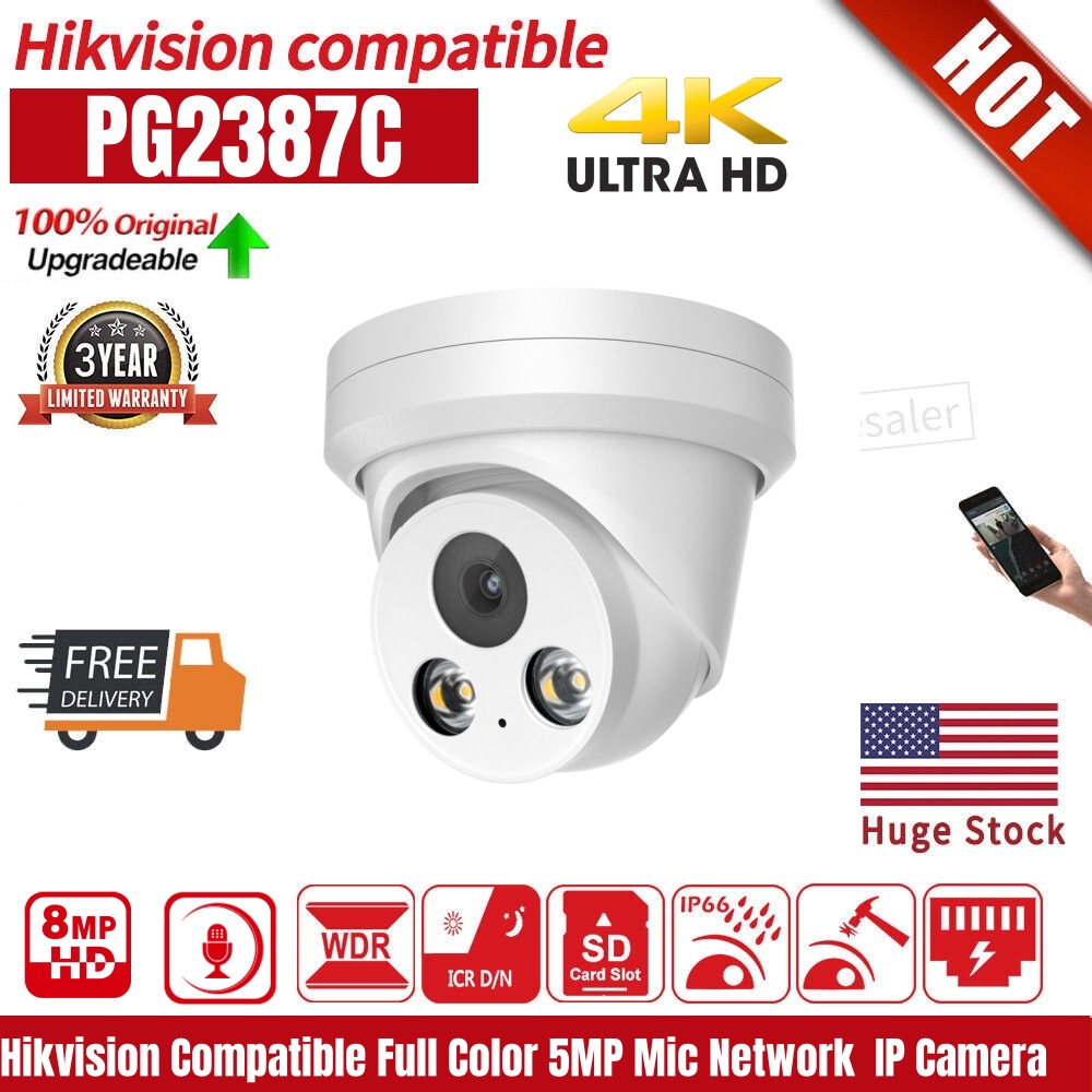 Hikvision Compatible 8MP 4K IP - Home Security Hikvision incelemesi ve fiyatı