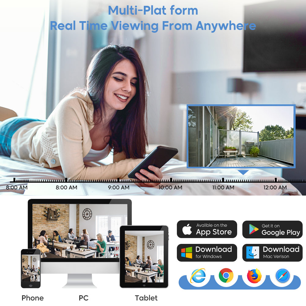 Hikvision Compatible 8MP 4K IP - Home Security Hikvision incelemesi ve fiyatı