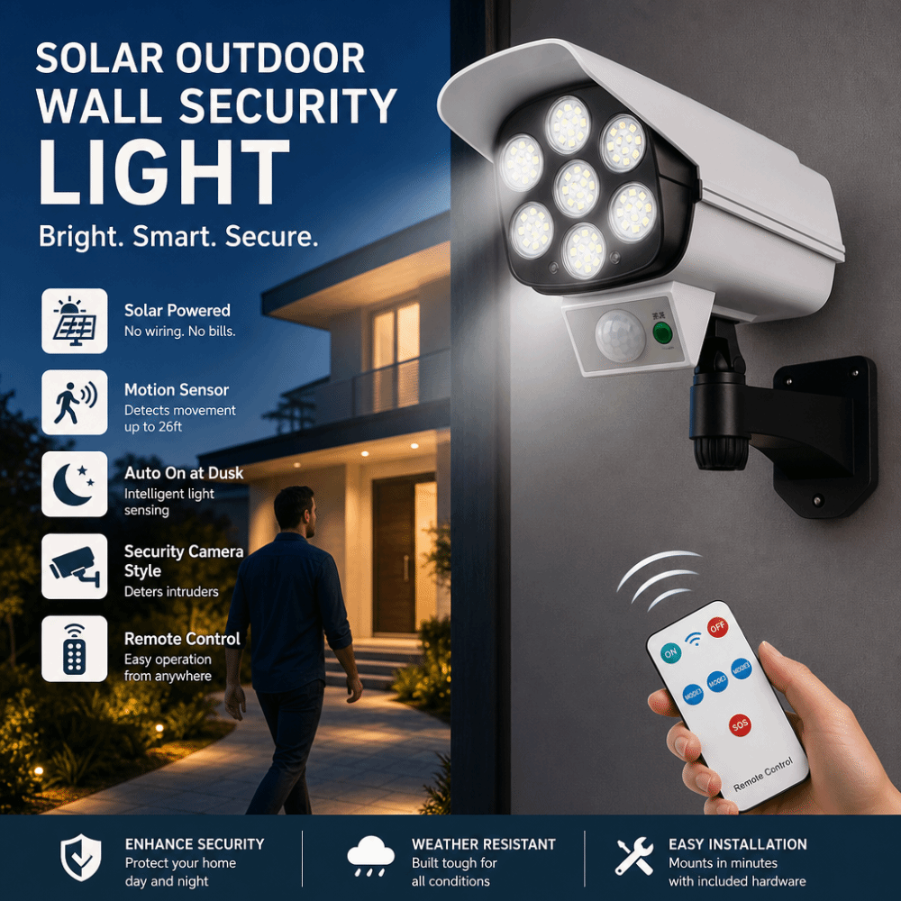 Waterproof Solar Motion Sensor - Fake Camera Dummy incelemesi ve fiyatı