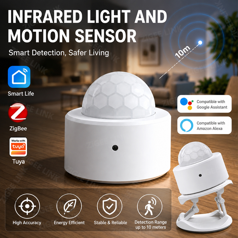 ZigBee 3.0 PIR Motion Sensor W - Home Security With Alarm incelemesi ve fiyatı