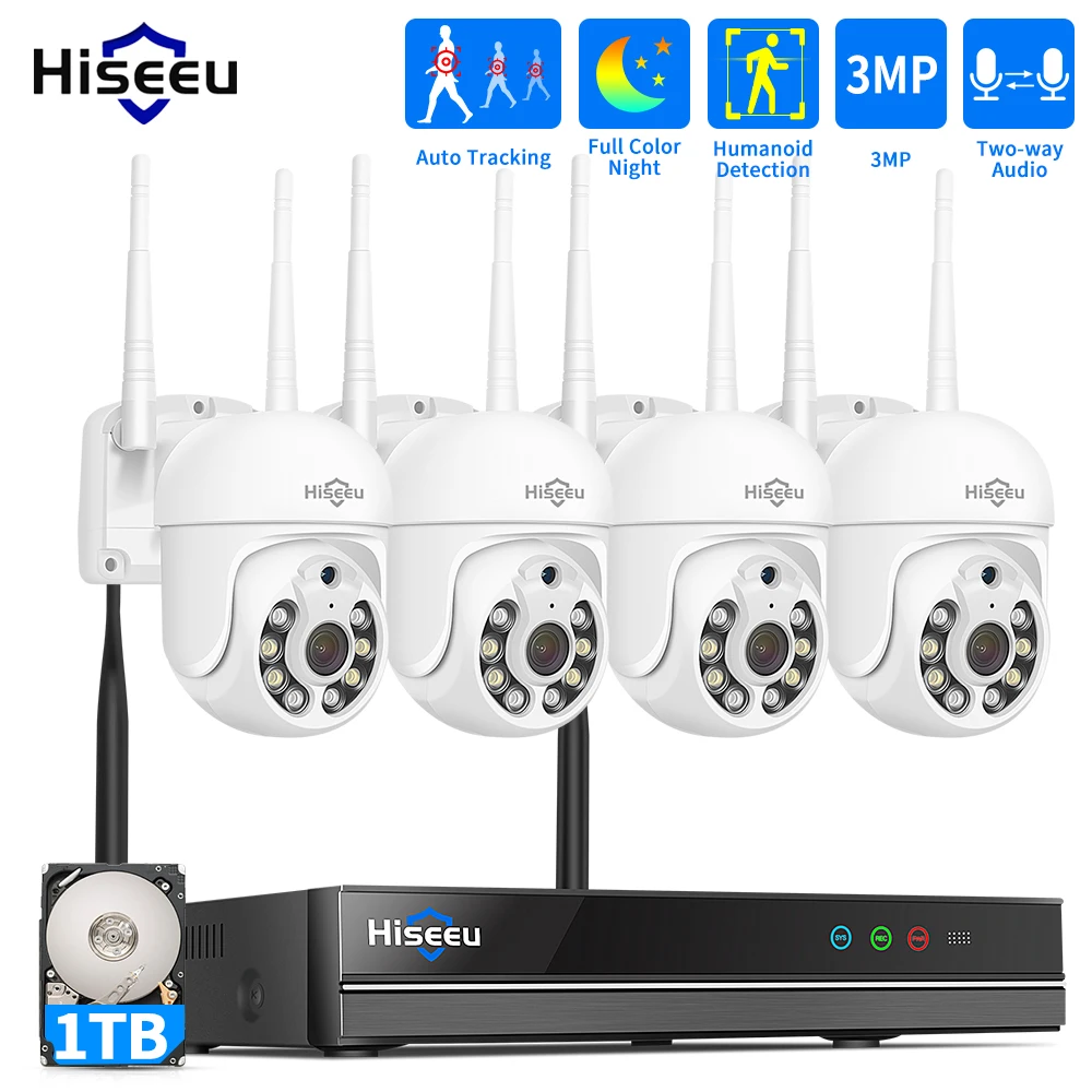 Hiseeu 5MP WiFi CCTV Camera Se - Home Security Outdoor Camera System incelemesi ve fiyatı