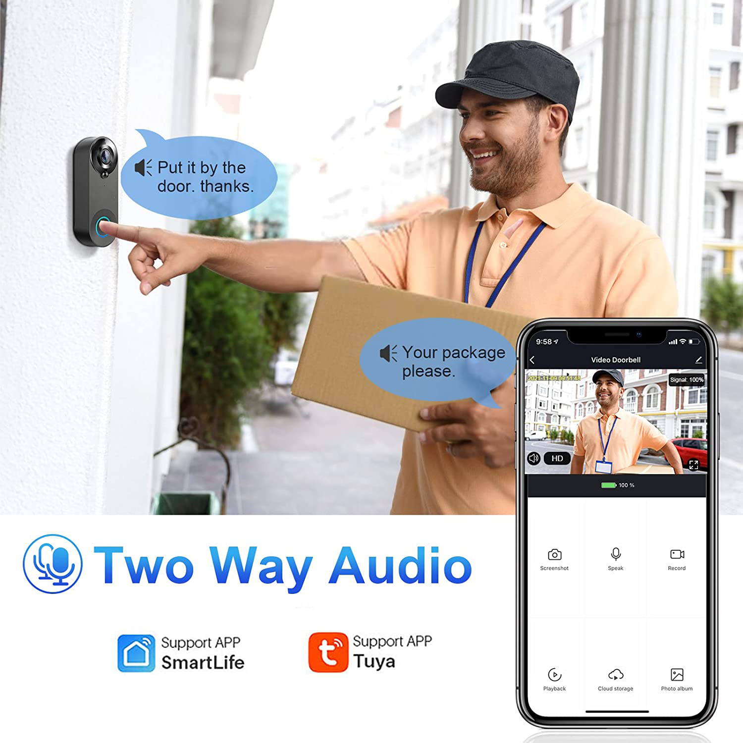 5G 2.4G WiFi Video Doorbell 10 - Home Security Blink incelemesi ve fiyatı