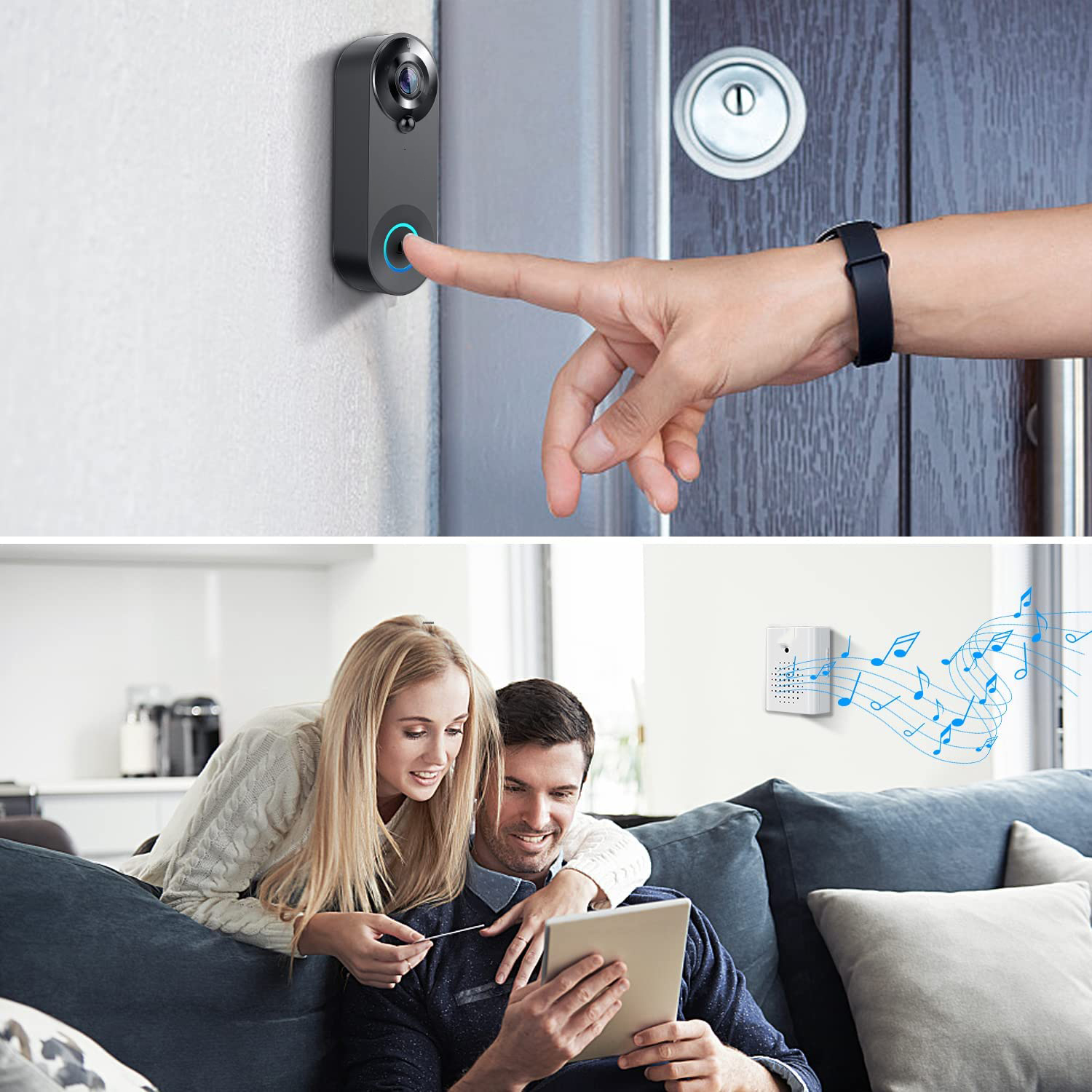 5G 2.4G WiFi Video Doorbell 10 - Home Security Blink incelemesi ve fiyatı