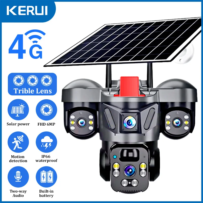 KERUI V380 Pro Outdoor PTZ 6MP - Home Security No Wifi incelemesi ve fiyatı