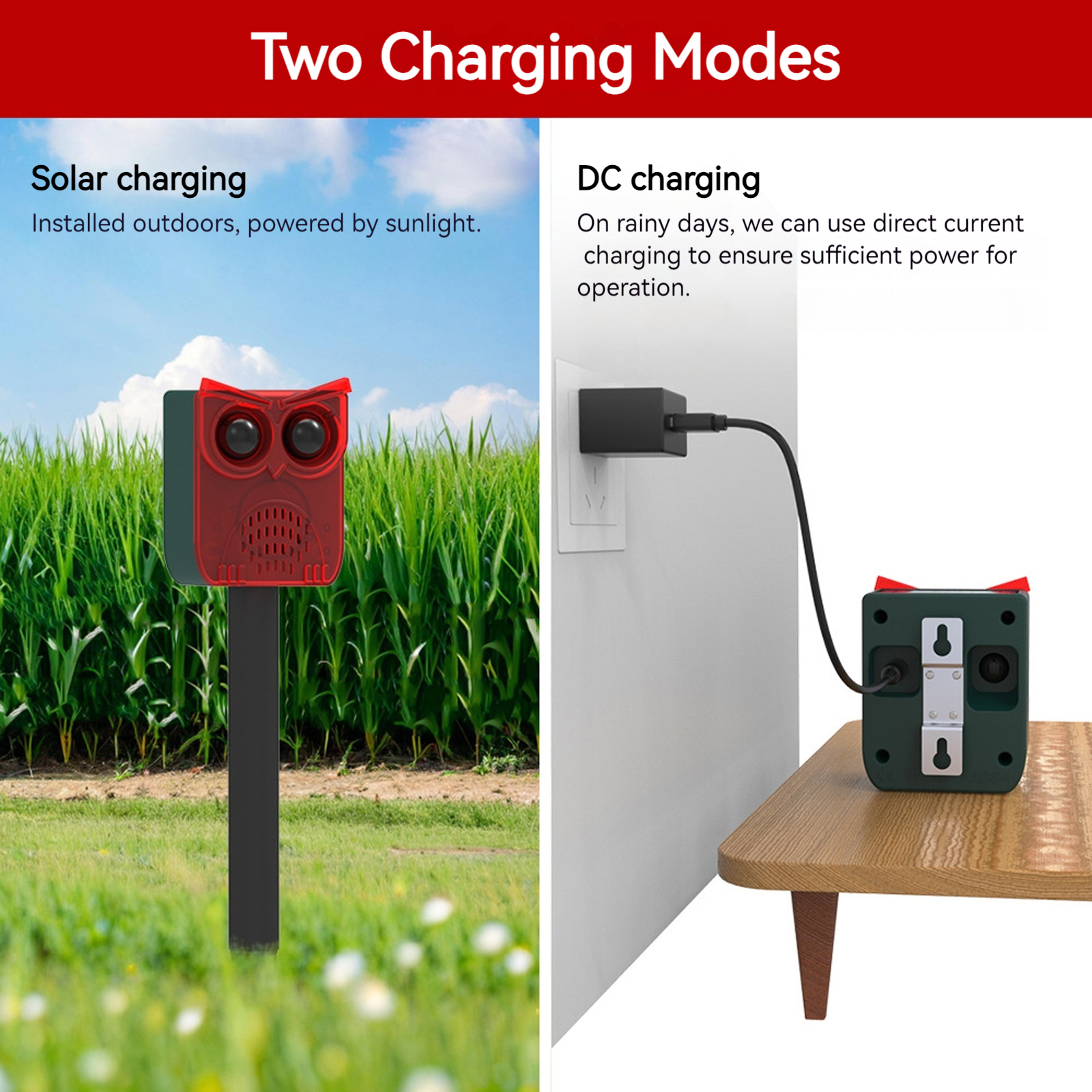 Solar Outdoor Motion Sensor Al - Barking Dog Alarm incelemesi ve fiyatı