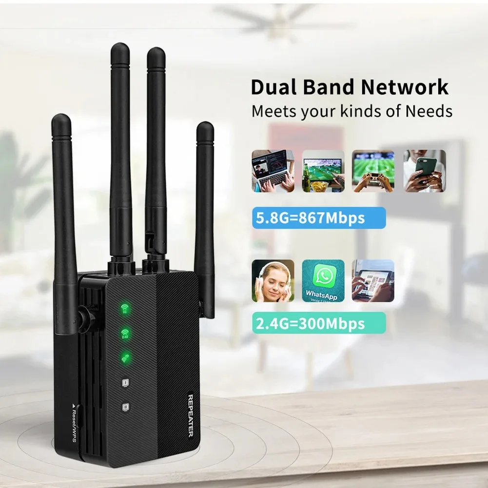 WiFi Extender Featuring 2.4/5. - Home Security Features incelemesi ve fiyatı