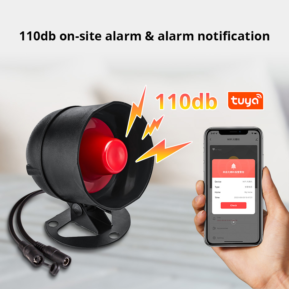KERUI Tuya WIFI Loudly Speaker - Home Security No Wifi incelemesi ve fiyatı