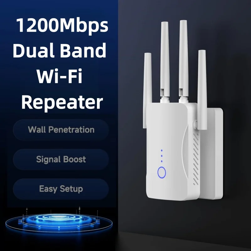 2.4G/5GHz Dual Band WiFi Repea - Home Security No Wifi incelemesi ve fiyatı