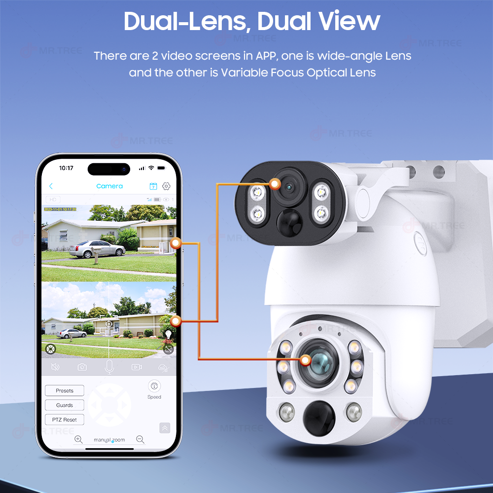 4K 50X Optical Zoom Dual Lens  - Home Security Outdoor Camera System incelemesi ve fiyatı