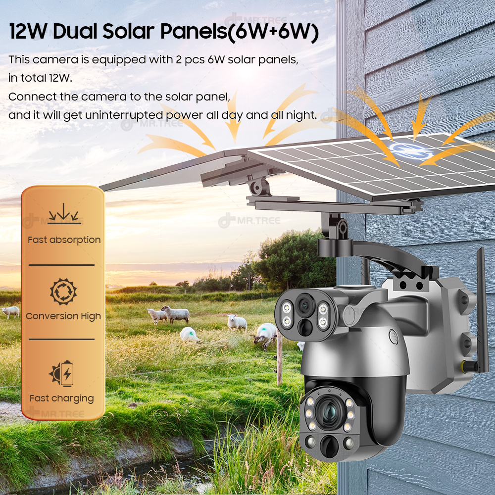 4K 50X Optical Zoom Dual Lens  - Home Security Outdoor Camera System incelemesi ve fiyatı