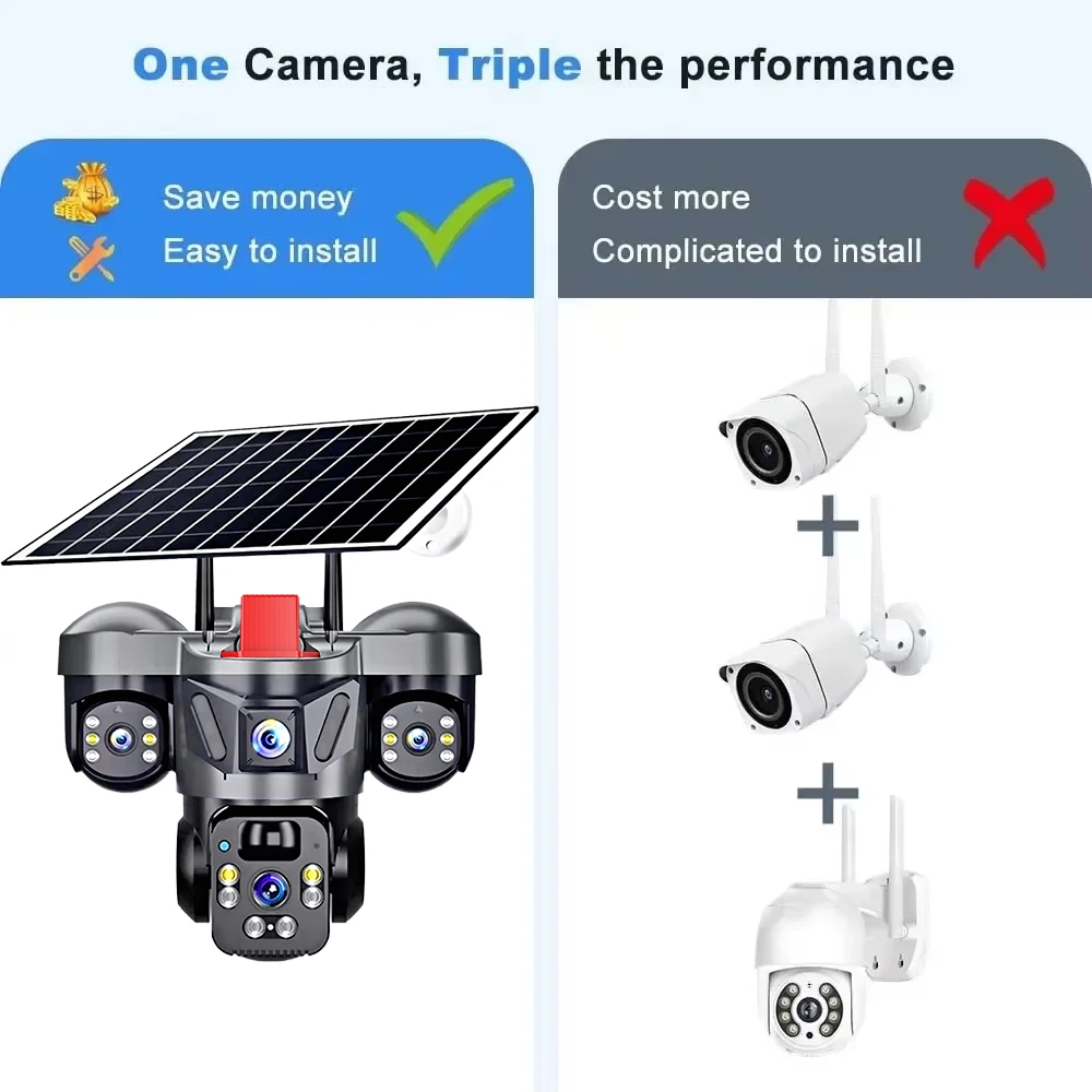 KERUI Outdoor PTZ 6MP 4G SIM W - Home Security Outdoor Camera System incelemesi ve fiyatı