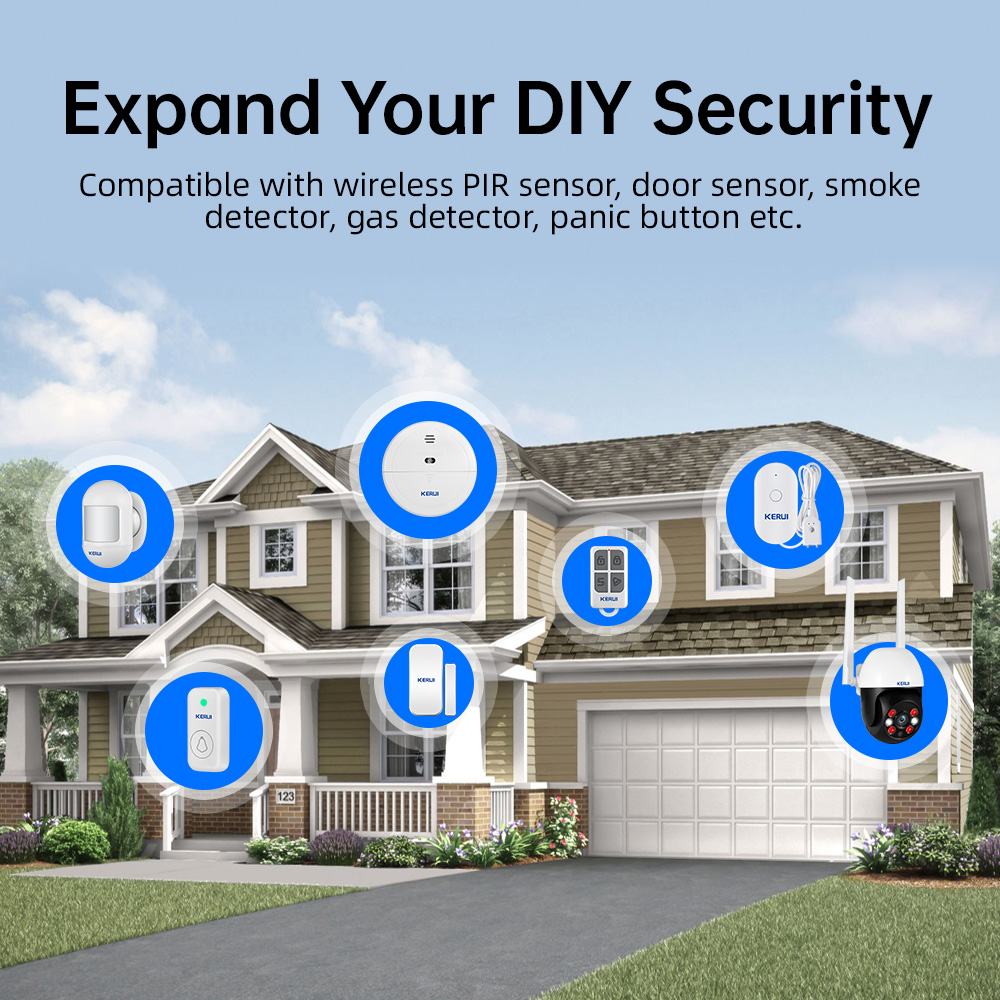 KERUI Tuya Wireless Home Alarm - Home Security No Wifi incelemesi ve fiyatı