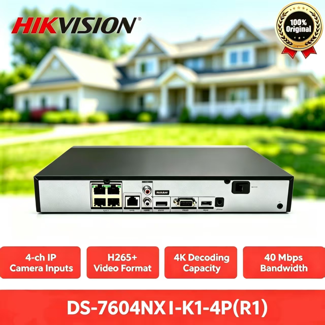 Hikvision NVR DS-7604NXI-K1-4P - Home Security Hikvision incelemesi ve fiyatı
