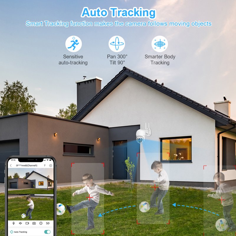 Smar 3MP Wireless CCTV Securit - Home Security Outdoor Camera System incelemesi ve fiyatı