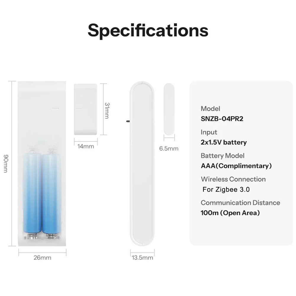  SNZB-04PR2 For Zigbee Door W - Home Security Features incelemesi ve fiyatı
