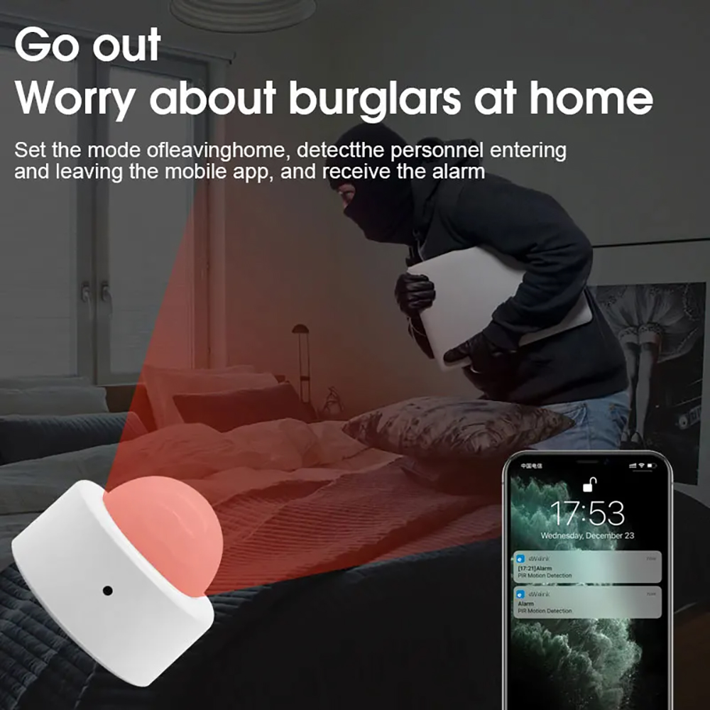 COOLO Zigbee 3.0 PIR Motion Se - Home Security With Alarm incelemesi ve fiyatı