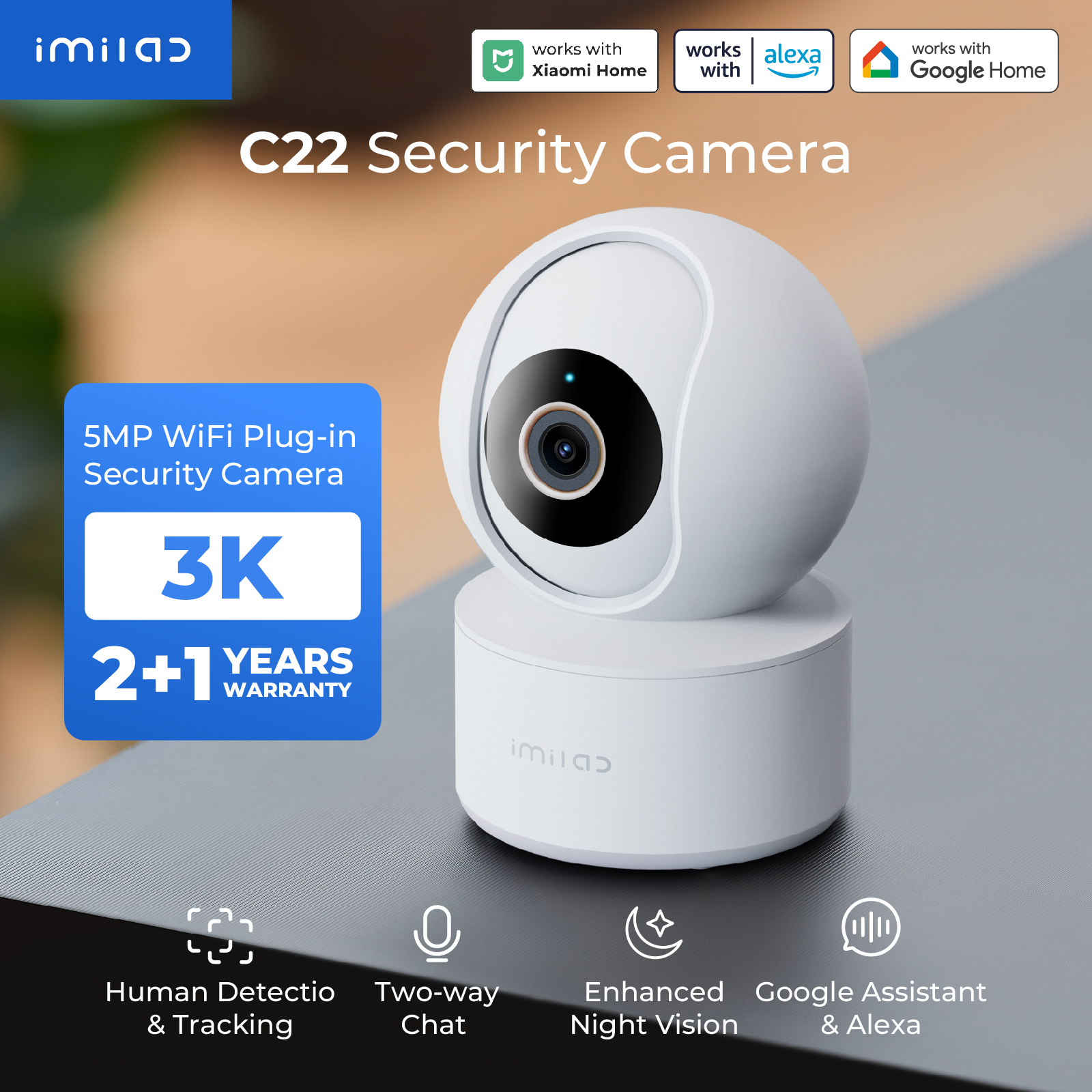 IMILAB Baby Monitor Indoor Sec - Home Security Camera Xiaomi Mi 360 incelemesi ve fiyatı