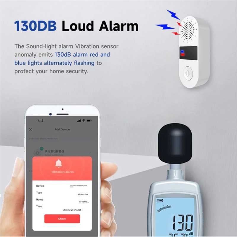 A25P Tuya Wifi Vibration Senso - Home Security With Alarm incelemesi ve fiyatı