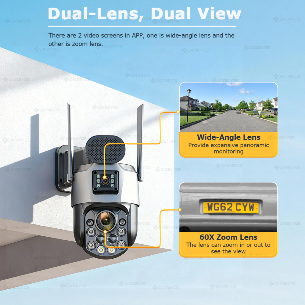Dual Lens Home Outdoor Surveil - Home Security Outdoor Camera System incelemesi ve fiyatı