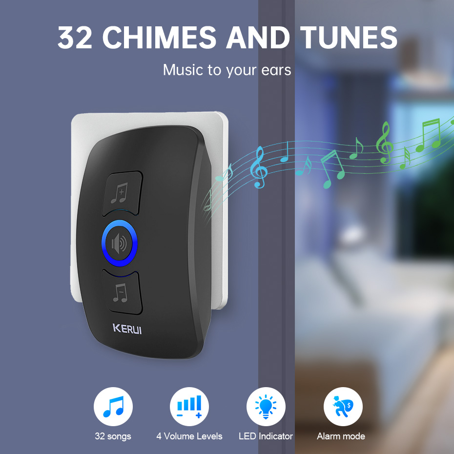 KERUI M525 Door Bell Chime Kit - Home Security Blink incelemesi ve fiyatı