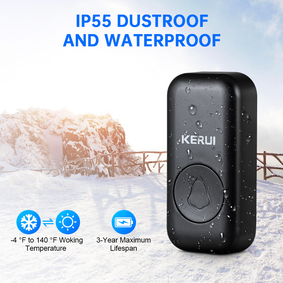 KERUI M525 Door Bell Chime Kit - Home Security Blink incelemesi ve fiyatı