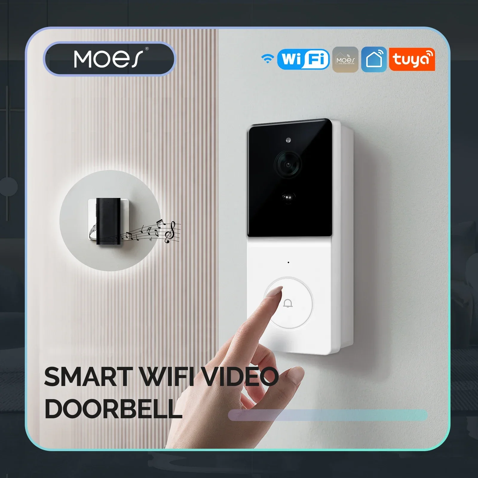 MOES Tuya Smart WiFi Video Doo - Home Security Blink incelemesi ve fiyatı